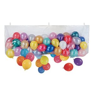beistle plastic balloon drop bag for birthday celebration new year’s eve party supplies