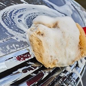 Mothers Premium Sheepskin Lambs Wool Car Wash Mitt, Scratch Free