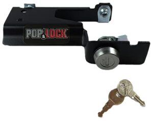 pop & lock pl1600 black manual tailgate lock for chevy/gmc/isuzu