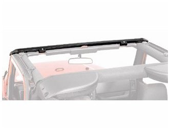 Bestop 5123801 No-Drill Header Windshield Channel for 1997-2006 Wrangler TJ