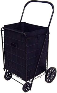 primetrendz shopping cart liner 18″ x 15″ x 24″ | black | square bottom fits snugly into a standard shopping cart | (this listing is for the liner only, shopping cart not included)