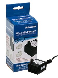 petmate fresh flow deluxe replacement pump 120v – easy install – ac adapter and cord included (29027)