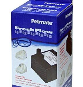 Petmate Fresh Flow Deluxe Replacement Pump 120V - Easy Install - AC Adapter and Cord Included (29027)