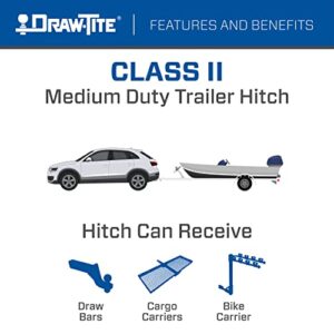 Draw-Tite 24815 Class 1 Trailer Hitch, 1.25 Inch Receiver, Black, Compatible with 2008-2013 Scion xB