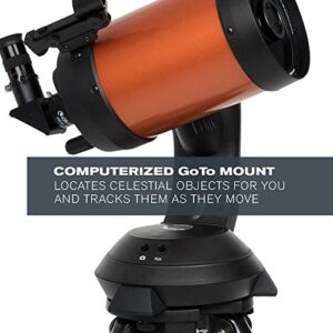 Celestron - NexStar 5SE Telescope - Computerized Telescope for Beginners and Advanced Users - Fully-Automated GoTo Mount - SkyAlign Technology - 40,000+Celestial Objects - 5-Inch Primary Mirror,Orange