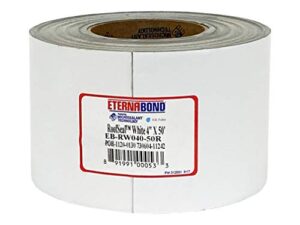eternabond roofseal white 4″ x50′ microsealant uv stable roof seam repair tape | 35 mil total thickness | eb-rw040-50r – one-step durable, waterproof and airtight repair