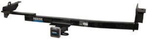 reese towpower 44525 class iii custom-fit hitch with 2″ square receiver opening, includes hitch plug cover