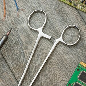 SE 16" Self-Locking Straight Forceps - 615FS