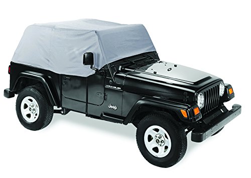 Pavement Ends by Bestop 41728-09 Charcoal Canopy Cover for 1992-1995 Wrangler YJ, Grey