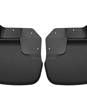 Husky Liners Mud Guards | Front Mud Guards - Black | 56141 | Fits 2007-2018 Jeep Wrangler w/ Standard Bumper 2 Pcs