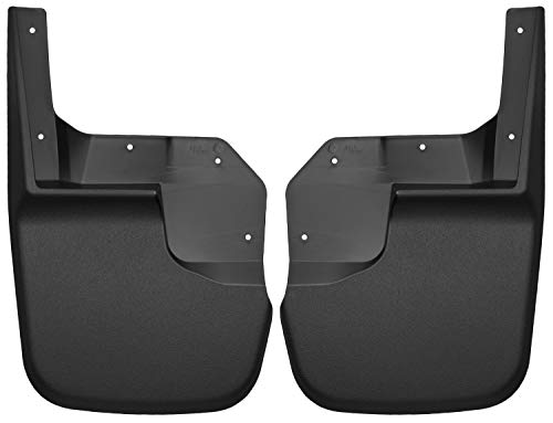 Husky Liners Mud Guards | Front Mud Guards - Black | 56141 | Fits 2007-2018 Jeep Wrangler w/ Standard Bumper 2 Pcs