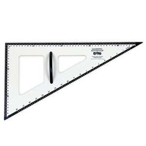 learning advantage 7594 dry erase magnetic triangle, 30/60/90 degree