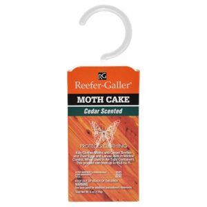 reefer-galler cedar moth cake (1) kills clothes moths, carpet beetles, and eggs and larvae