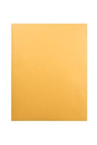 quality park heavyweight catalog envelopes, gummed, brown kraft, 12 x 15.5, 100 per box, (41967)