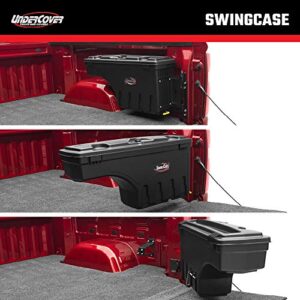 UnderCover SwingCase Truck Bed Storage Box | SC401D | Fits 2005 - 2022 Toyota Tacoma Drivers Side - Will not fit 2019-2021 without storage box , Black