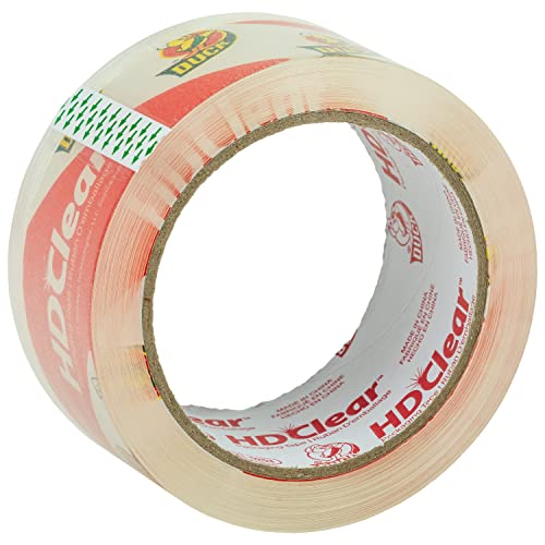 Duck HD Clear Heavy Duty Packing Tape Refill, 6 Rolls, 1.88 Inch x 54.6 Yard, (441962)