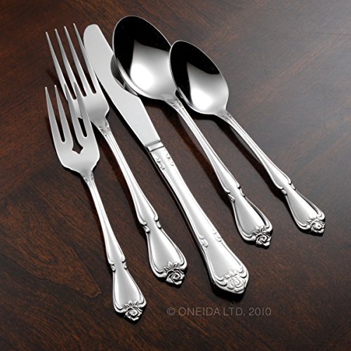 Oneida True Rose Dinner Forks, silver set of 4