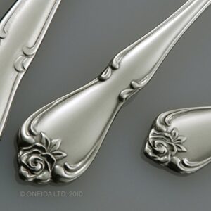 Oneida True Rose Dinner Forks, silver set of 4