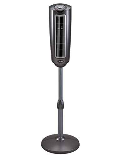 Lasko 2535 52" Oscillating Pedestal Fan, 52 Inch, Silver Gray