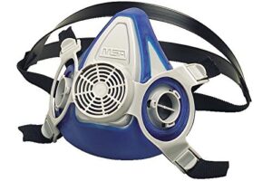 msa 815452 advantage 200 ls series half-mask respirator – size: large, single neckstrap, twin-port reusable gas mask, msa advantage cartridge compatible
