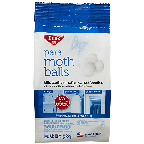 Enoz Willert Home Products E30 Para Moth Ball, White, 10 Oz