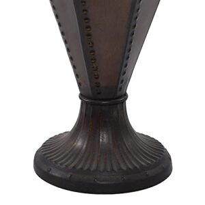 Deco 79 Metal Umbrella Stand, 13" x 13" x 28", Brown