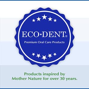 EcoDent Ultimate Sparkling Clean Mint Daily Mouth Rinse, Wound Cleaner, Essential Oils, Baking Soda, Co-Q10, Mouthwash, Fluoride Free Mouthwash (2-pack, 8 Fl Oz Ea)