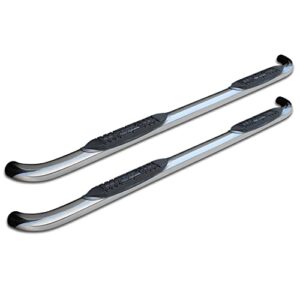 raptor series nerf bars side steps 3in round stainless steel for 98-03 dodge durango 4 door