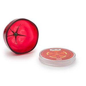 Tulz Tomato Save-A-Half, 4 x 4 x 3 inches, Red