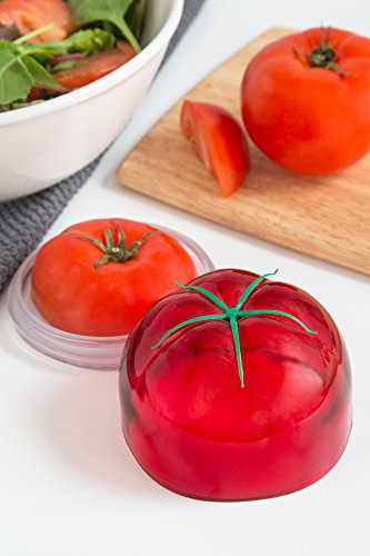 Tulz Tomato Save-A-Half, 4 x 4 x 3 inches, Red