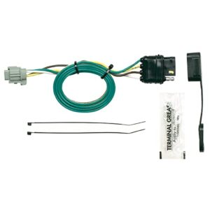 hopkins towing solutions 43595 plug-in simple vehicle wiring kit, black