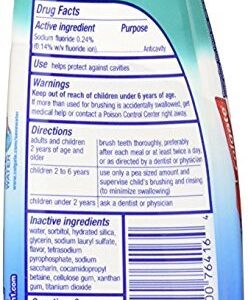 Colgate 2 in 1 Toothpaste Mouthwash Whitening 4.6 Tubes, Icy Blast, 27.6 Oz, Pack of 6