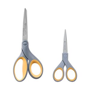 westcott titanium bonded scissors set, 5″ and 7″, pack of 2