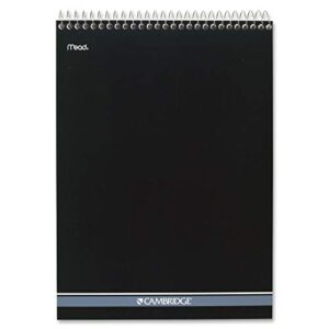 cambridge wirebound numbered legal pad, 8.5 x 11 inches, 70 sheets (59006), white, 12.6″ x 8.5″ x 0.4″