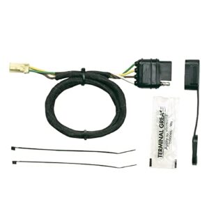 hopkins towing solutions 40445 plug-in simple vehicle wiring kit, black