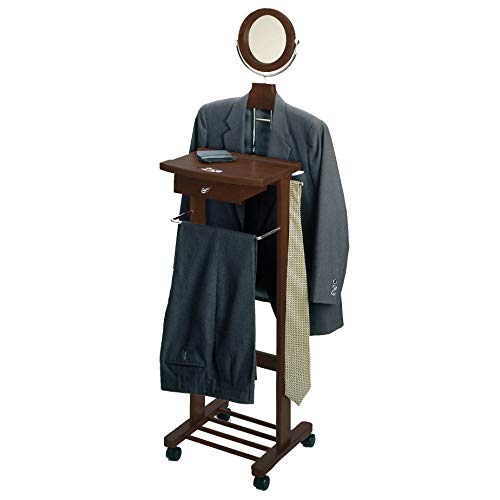 Winsome Trading, Inc. Vanity Valet Stand, Walnut