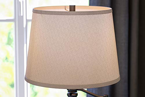 Kenroy Home 32215CBZ Riverside Swing Arm Floor Lamp with Copper Bronze Finish, Classic Style, 59" Height, 24" Width, 18.625" Depth