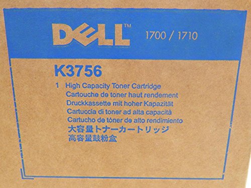 Dell K3756 6,000 Page Black Toner Cartridge 1700n 1710n Laser Printer