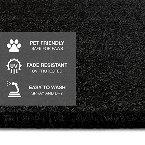 Prest-O-Fit (2-0050) Black 23" Jumbo Wraparound RV Step Rug