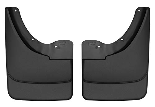 Husky Liners Mud Guards | Front Mud Guards - Black | 56071 | Fits 2002-2008 Dodge Ram 1500, 2003-2009 Dodge Ram 2500/3500 w/o OEM Fender Flares 2 Piece Set