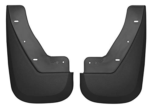 Husky Liners Mud Guards | Rear Mud Guards - Black | 57781 | Fits 2007-2014 Cadillac Escalade/Chevrolet Tahoe/GMC Yukon Denali w/o Dual Exhaust 2 Pcs