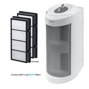 Holmes True HEPA Allergen Remover Mini Tower Air Purifier with Optional Ionizer | Small Space Air Purifier, White (HAP706-NU-1)