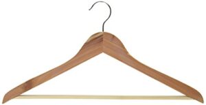 woodlore 84008 basic cedar hangers with bar, set of 5