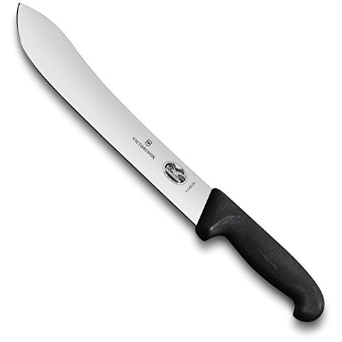Victorinox Forschner 40635 Butcher Knife with 7" Blade and Black Fibrox Handle