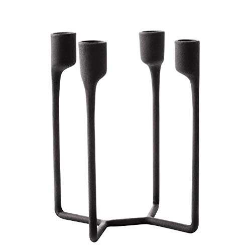 Normann Copenhagen Candle Stand, Black, 11,5x11,5x20