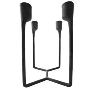 Normann Copenhagen Candle Stand, Black, 11,5x11,5x20