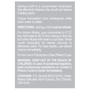 Astring-O-Sol Mouthwash Concentrate, 8 Ounces