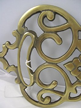 Large Brass Plated Skeleton Key Coat Rack Hook