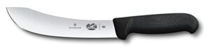 victorinox fibrox 6-inch skinning knife with curved blade, black