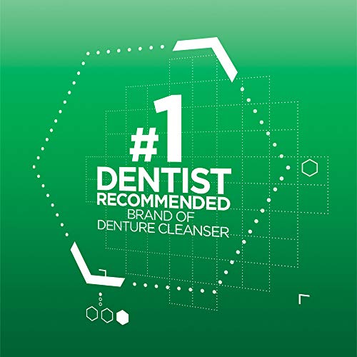 Polident 3-Minute Antibacterial Denture Cleanser - Mint, 3 Minute Whitening, 120 Count